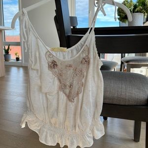 FREE PEOPLE Ivory Tank